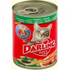 Darling (Дарлинг) консерва для взрослых кошек c дичью и кукурузой