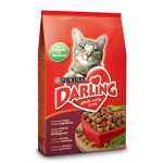 Darling (Дарлінг) Сухий повнораціонний корм для дорослих котів з відбірним м’ясом та доданими овочами 10 кг