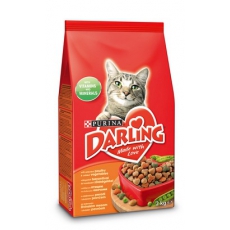 Darling (Дарлінг) Сухий повнораціонний корм для дорослих котів з відбірною птицею та доданими овочами 2 кг
