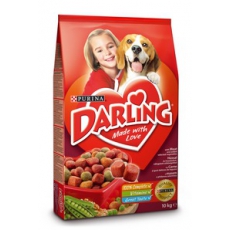 Darling (Дарлінг) Cухий повнораціонний корм для дорослих собак з м’ясом та овочами 10 кг