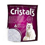 Cristals Fresh (Кристал Фреш) селикагелевый наполнитель для кошачьего туалета с лавандой 4,8л      